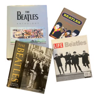 “The Beatles” Vintage Book Collection - Set of 4, Including Coffee Table Book. Great for Mid Century Modern, Hollywood Regency and Bohemian Decor For Sale