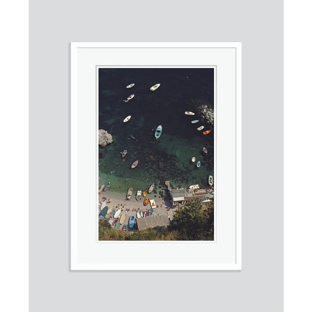 Modern Conca Dei Marini 1984 by Slim Aarons Framed C Print For Sale - Image 3 of 3
