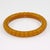 Art Deco Art Deco Bakelite Carved Bracelet Bangle Warm Butterscotch For Sale - Image 3 of 5