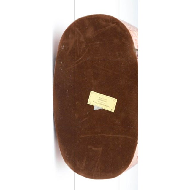 Tan Late 20th Century Maitland Smith Tesselated Marble, Brass Inlay and Acacia Wood Lined Decorative Box For Sale - Image 8 of 8