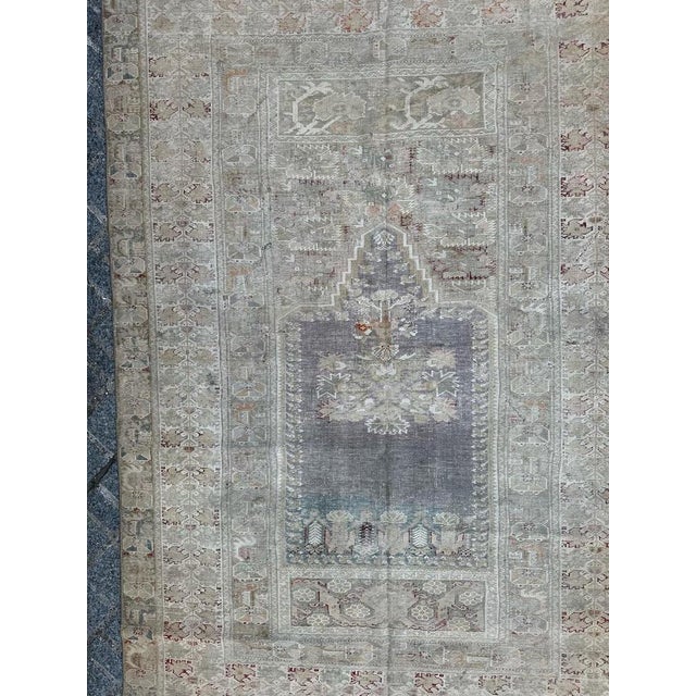 Pretty early 19th century Turkish rug from Yordes, with a beautiful mihrab design of very old Turkish rugs, and nice...