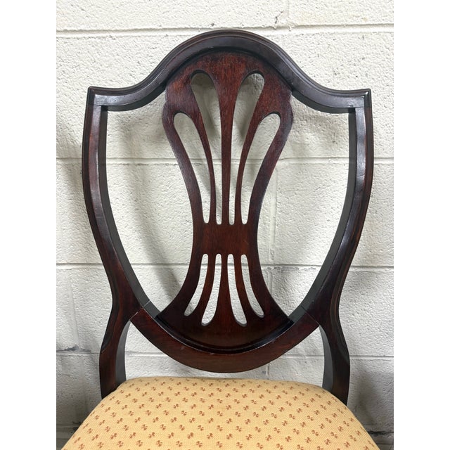 Hepplewhite Antique Hepplewhite Duncan Phyfe Style Mahogany Dining Chairs - Set of 6 For Sale - Image 3 of 14