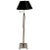 Lucite and Chrome Swing Arm Floor Lamp For Sale
