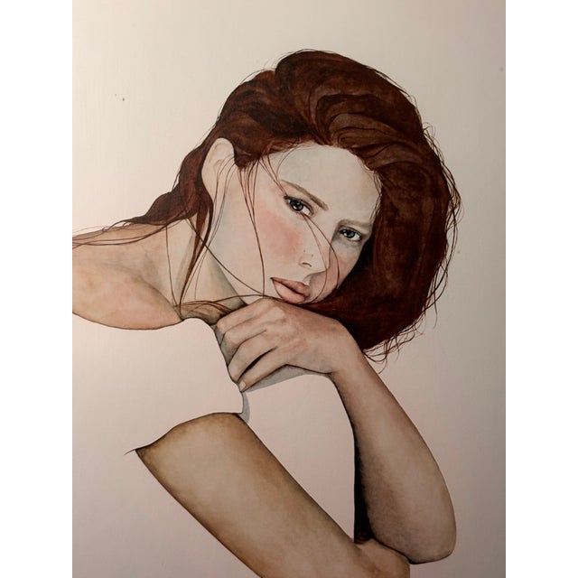 Figurative Christine Rosamond, Maggie, 1988 Signed Limited Edition Lithograph For Sale - Image 3 of 5