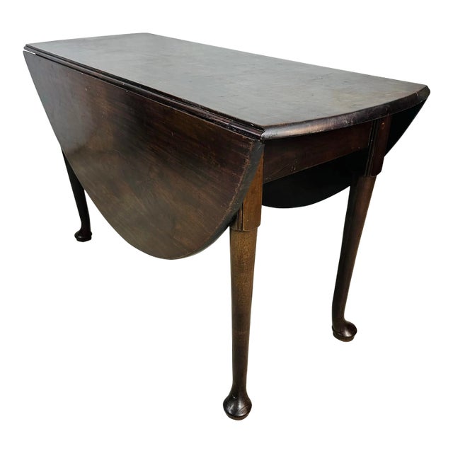 Antique Drop Leaf Dining Table For Sale