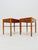 Mid-Century Danish Teak and Oak Bedside Tables, 1960s, Set of 2 For Sale - Image 9 of 12