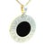 1990s 1990s Bulgari Reversible Onyx and Mother-of-Pearl 18k Gold Pendant For Sale - Image 5 of 10