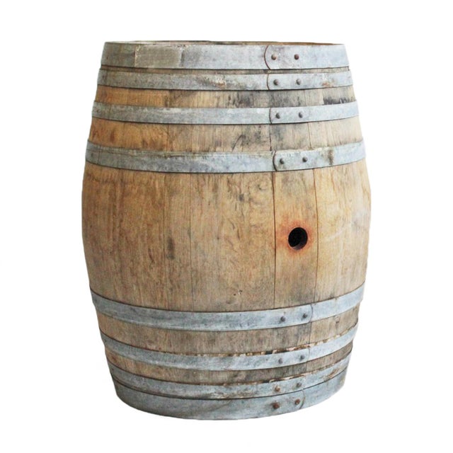 Vintage Etude Oak Wine Barrel Chairish