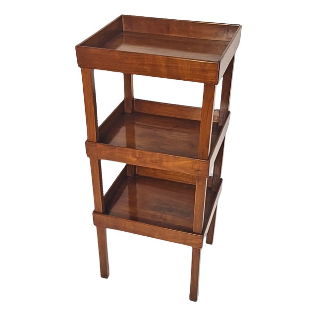 Biedermeier Tiered Serving Tray in Wild Cherry Wood, Germany, 1825 For Sale
