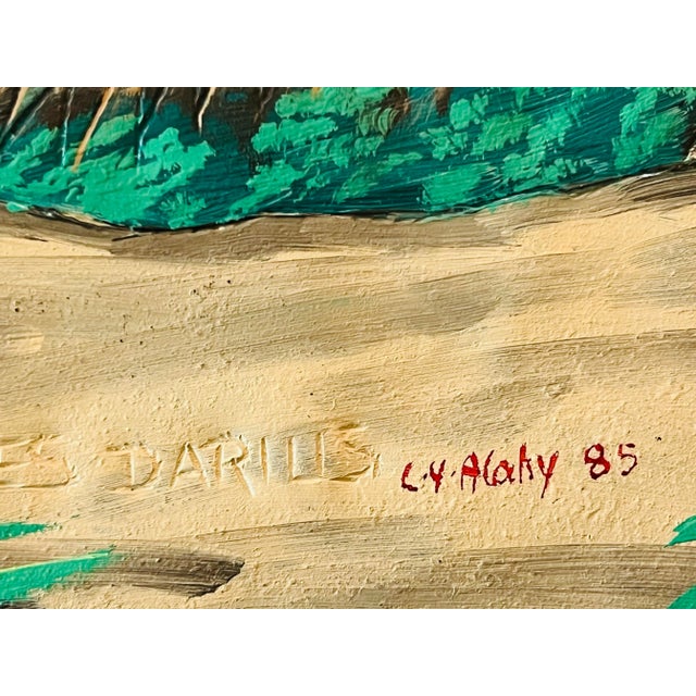 Metal Signed Hand Painted Tole Scotty Dog Door Stop For Sale - Image 7 of 7