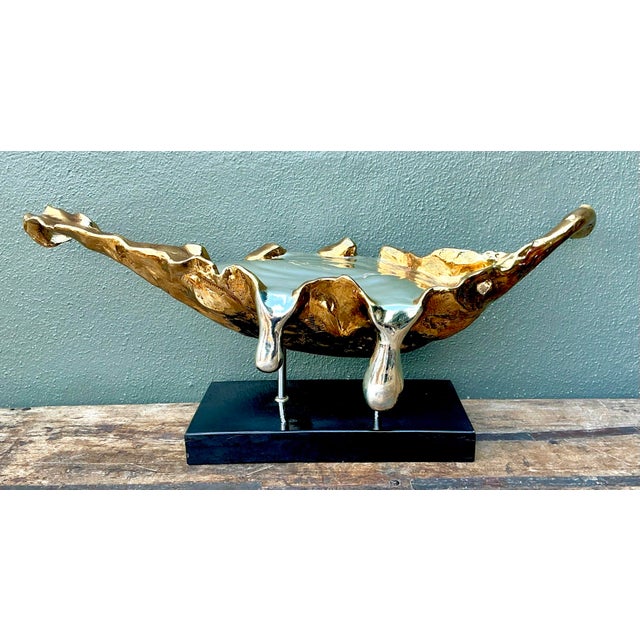 Vintage Abstract Fiberglass and Resin Drip Sculpture For Sale - Image 12 of 12