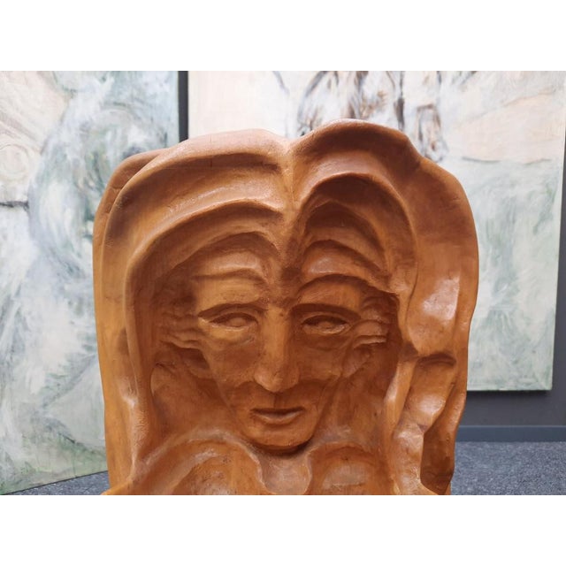 Anthroposophical Basswood Sculpture in the Dornach Style, 1940s For Sale - Image 9 of 12