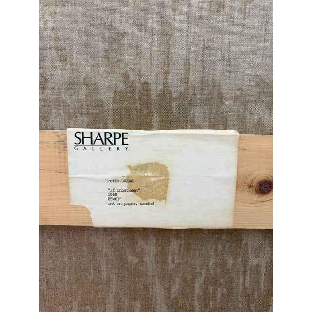 1980s "If Inbetween" Ink on Paper Drawing by Peter Drake (B. 1957), 1985 For Sale - Image 5 of 11