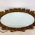 Bronze Circa 1930 Wood & Gesso Foliate Sunburst Mirror - 19.5” X 25” For Sale - Image 8 of 12
