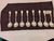Late 20th Century Reed & Barton "Burgundy" Sterling Silver Cream Soup Spoons, Lot of 8 For Sale - Image 13 of 13