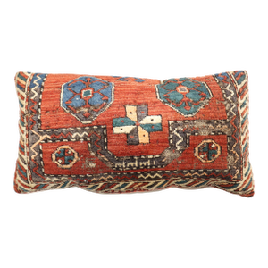 Tribal Persian Kurd Rug Pillow