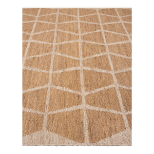 6x9Ft. Natural Jute Premium Soumak Rug