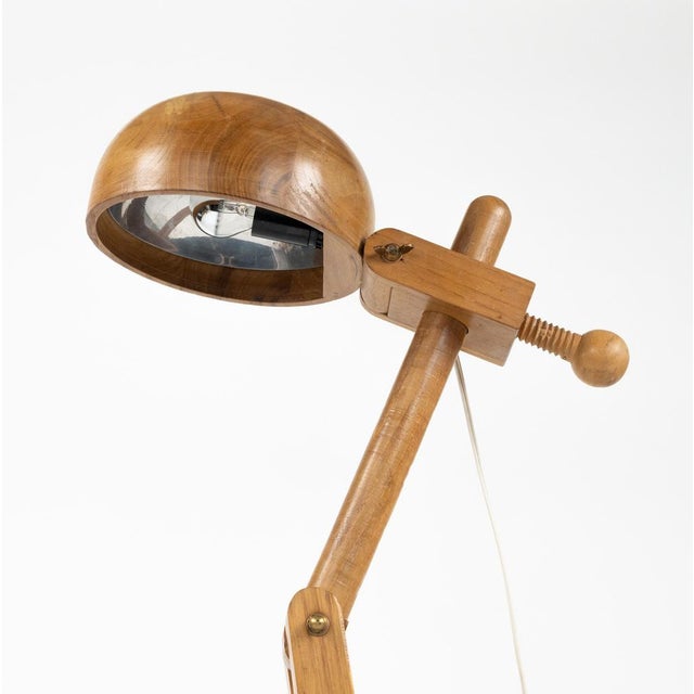 Goldenrod Mid-Century Modern Adjustable Table Lamp by Paolo Pallucco, Italy, 1960s For Sale - Image 8 of 18