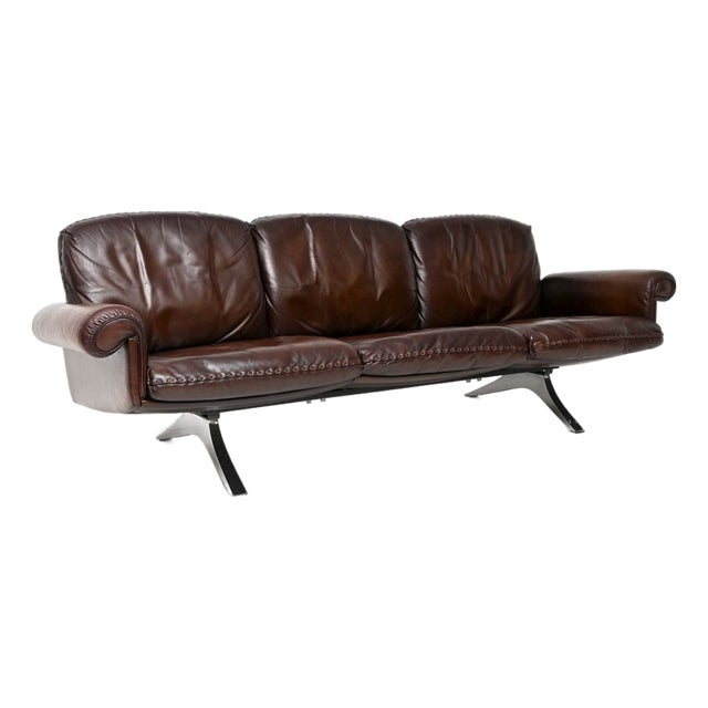 Vintage DS-31 Leather Sofa from de Sede, 1960 For Sale