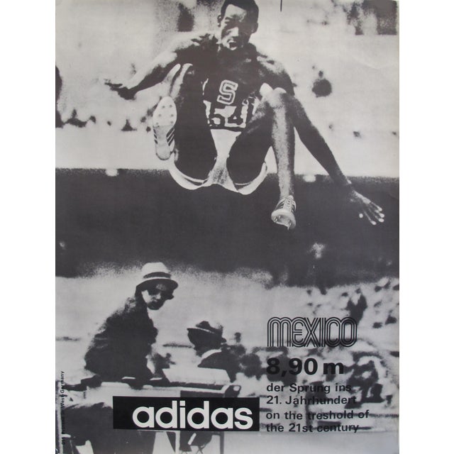 1968 mexico olympics running long jump poster bob beamon adidas chairish 1968 mexico olympics running long jump poster bob beamon adidas