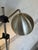 1970s Mid-Century Modern Brushed Steel Dual Globe Floor Lamp For Sale In Los Angeles - Image 6 of 12