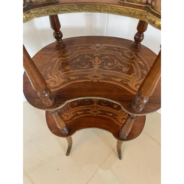 Antique Quality French Marquetry Shelf For Sale - Image 9 of 11