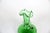 Glass 1960's Emerald Green Kanawha #710r Crackle Glass Decanter With Teardrop Stopper For Sale - Image 7 of 9