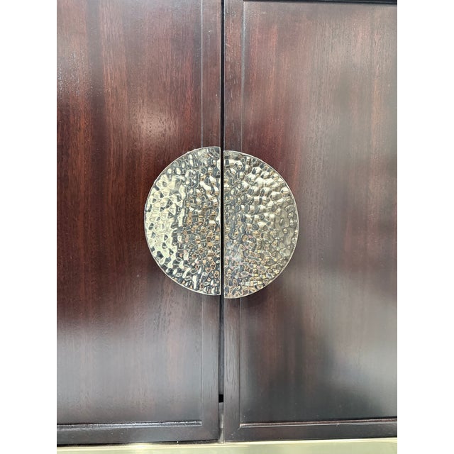 Brown Bernhardt Jet Set Caviar Four Door Sideboard For Sale - Image 8 of 11