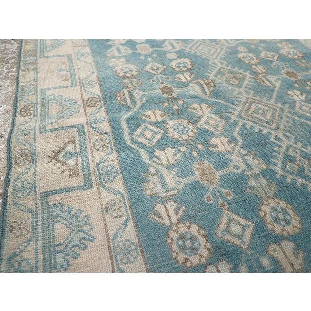 Rustic Galerie Shabab Collection Mid-20th Century Persian Malayer Throw Rug For Sale - Image 3 of 8