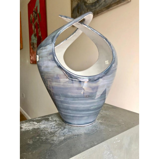 Gio Ponti Vaso Inrecciato Designed by Gio Ponti 1958 For Sale - Image 4 of 10