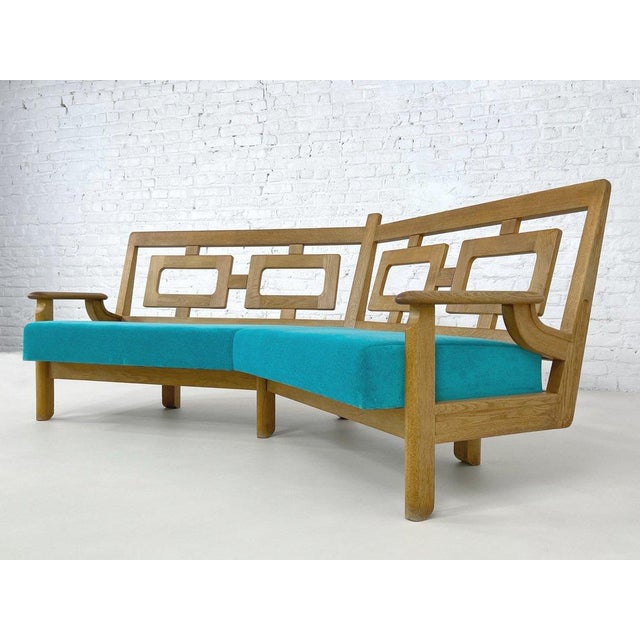 Curved Sofa by William and Chambron for Votre Maison, 1960s For Sale - Image 6 of 15