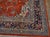 Red 1900s Red Medallion Antique Persian Sarouk Rug 6'10" X 10'0" Handknotted Wool Carpet For Sale - Image 8 of 9