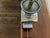 Mid-Century Modern 1980s Asian Pewter and Brass Urn Table Lamp For Sale - Image 3 of 10