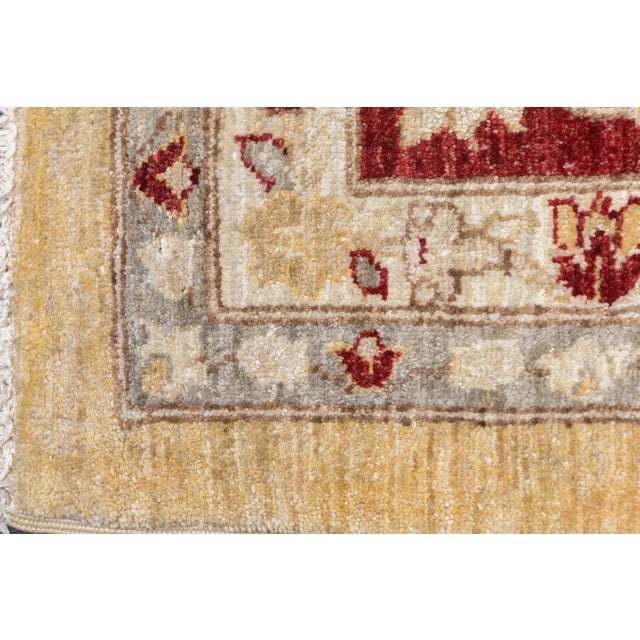 Traditional Peshawar Rug 8'11'' X 12'1'' For Sale - Image 3 of 12