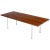 Hans Wegner Signed Rosewood Coffee Table on Chrome Cylinder Legs For Sale - Image 11 of 11
