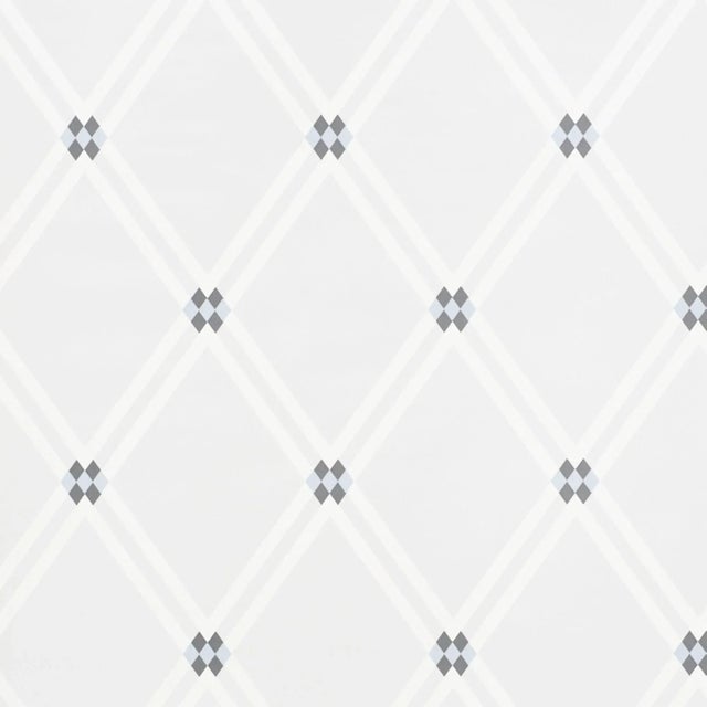 Contemporary Schumacher X David Oliver Asolo Wallpaper in Blue For Sale - Image 3 of 4