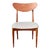 Mid-Century Modern Heritage Contemporary Collection Walnut Dining Side Chair For Sale