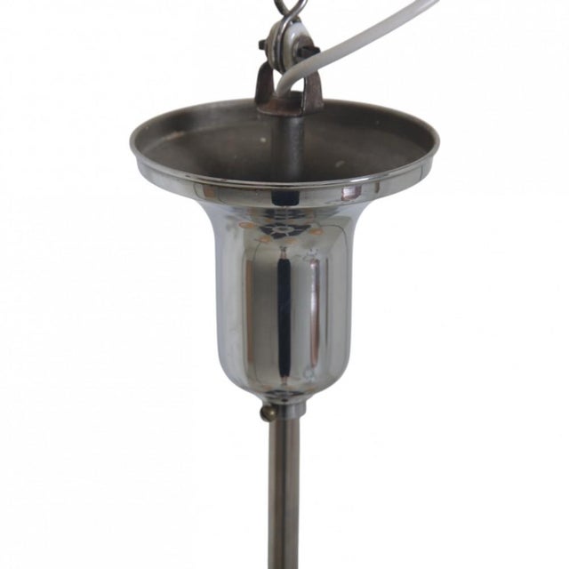 Metal Vintage Chandelier from Fog and Mørup, 1940s For Sale - Image 7 of 9