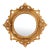 French D' Amboise Collection of Gold Petite Mirrors- Round For Sale