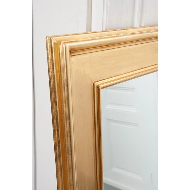 Italian Handmade Reproduction Gold Gilt Cassetta Mirror For Sale - Image 4 of 7