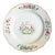 18th Century Chinese Export Qianlong Period Famille Rose Plate With Repair For Sale