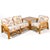 Brown Ficks Reed Three Strand Rattan "Angles" Three Piece Sofa For Sale - Image 8 of 12