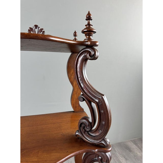 19th Century Carved Oak Shelf For Sale - Image 11 of 12
