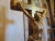 Art Nouveau Brass Standing Cross, 1890s For Sale - Image 3 of 11