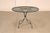 Vintage Wrought Iron Round Patio Table And Four Chairs Set For Sale - Image 14 of 18