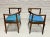Walnut Mid Century Modern Vintage Armchairs in the Style of Hans Wegner, 1960's For Sale - Image 10 of 17