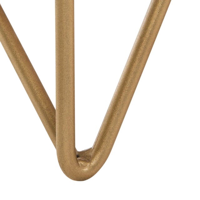 3 Drawer Chest in Natural & Brass For Sale - Image 10 of 11