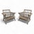 Wood Rattan and Bamboo Lounge Chairs, 1950s, Set of 2 For Sale - Image 7 of 7