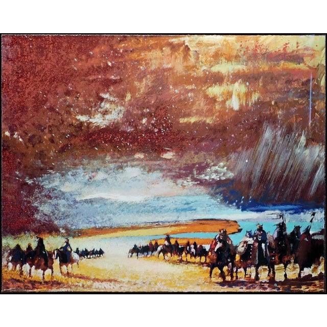 "They Stood Like The Glory Of The Sun" by Earl Biss Original Limited Edition Serigraph on paper Hand signed by the artist...