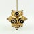 Space Age Atomic Sputnik Brass Twelve Glass Spheres Ceiling Light from Kaiser Leuchten, Germany, 1960s For Sale - Image 6 of 8